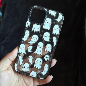 Casetify Ghost Pattern Phone Case - Black